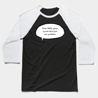 Dear Math Baseball T-Shirt